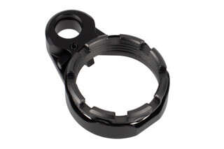 Fortis Enhanced AR-15 End Plate System with K2 locking system has a Grey Castle Nut
